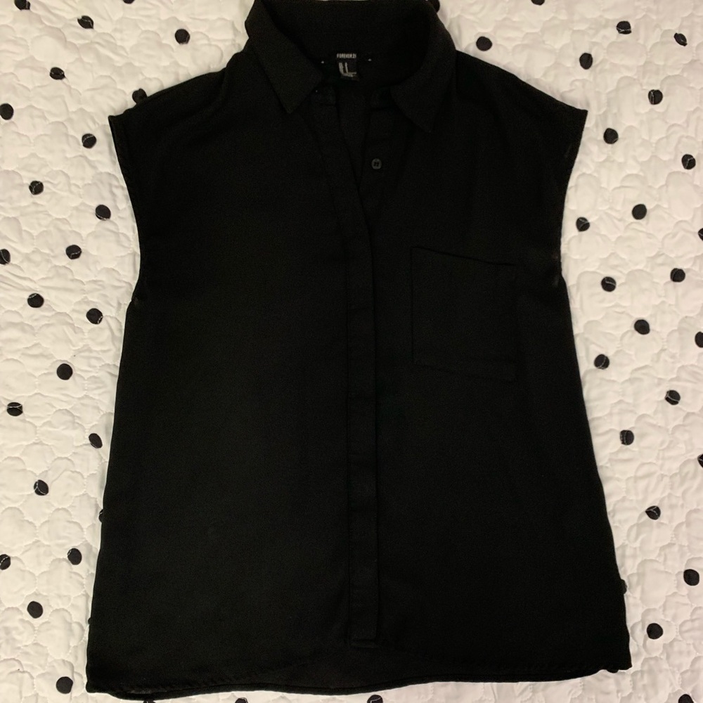 Black dress top